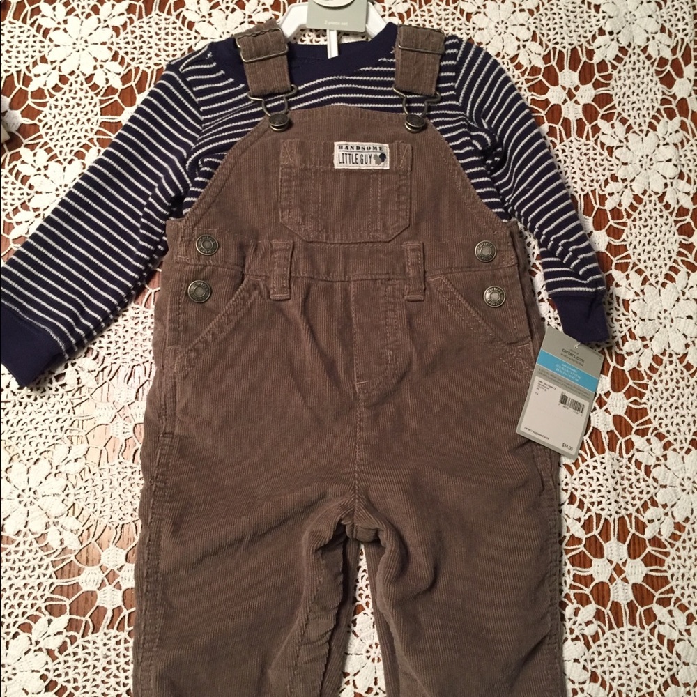 Carter’s NWT Baby Boy Overalls Sz 6mo